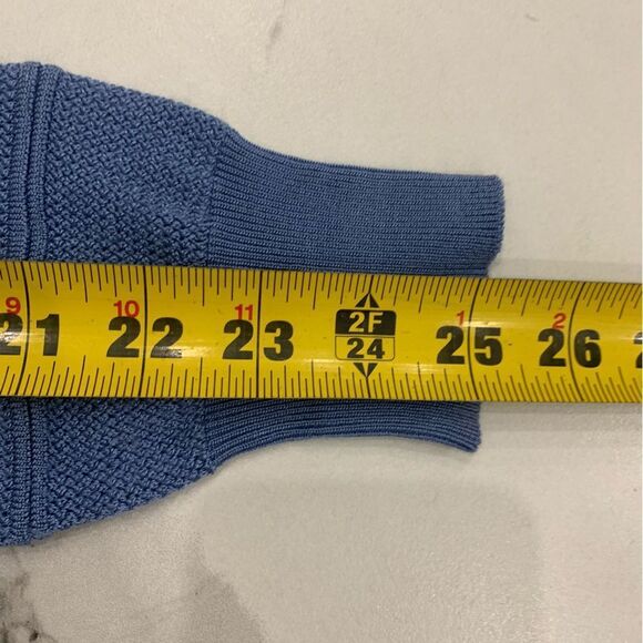 Sandro Barba Ruffle Trim Cardigan Knit Women Large UK 3 VGC knit Sweater Classic - Picture 4 of 11